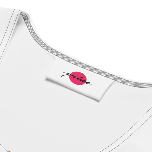 Strawberry Print Crop Top – Cute Summer Tank with Retro Fruit Pattern