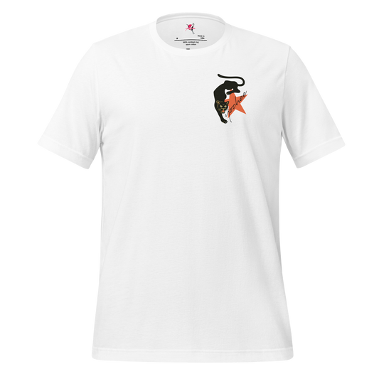 Yochee Panther Cat Star T-Shirt – Bold Retro Cat Graphic Tee